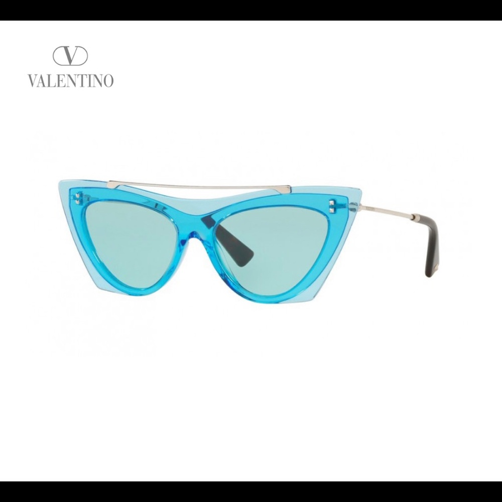 NEW Sunglasses Valentino VA 4041 511365 Transparent Blue